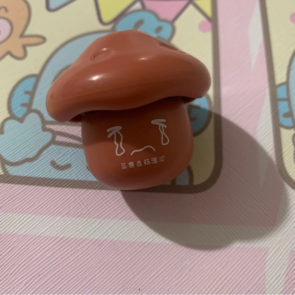 Whimsical Mushroom Potted Lipstick with Applicator - NIB